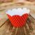 KIT Saia Para Cupcake Poá Vermelho/Branco  12.16  ( Nc Toys Cupcake )