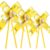 Laço Fácil Vida de Coelho Amarelo – 10 unidades – Cromus Páscoa – Rizzo