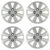 Calota Aro 14″ cor Prata Mod Agile 10/13 (Jogo c/ 4 Calotas) Grid – 109CB-PTA-E
