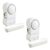 Alarme Magnetico De Portas E Janelas Branco Kit 2 Pecas Dni