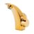 Torneira para banheiro Misturador Monocomando baixa Meriti Pingoo – Dourado