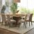 Conjunto Sala de Jantar Mesa Tampo de Madeira 8 Cadeiras Rustic/Imperial Leila Madesa