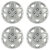 Calota Aro 14″ cor Prata Mod Fiesta Hatch/Sedan 11/12 (Jogo c/ 4 Calotas) Grid – 025CB-PTA-E