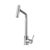Torneira Para Cozinha Gourmet Misturador Monocomando Aço Inox 304 Utinga Pingoo – Prata Cromado