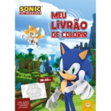 Livro tapete Sonic – Meu livrão de colorir