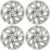 Calota Aro 14″ cor Prata Mod Onix/Prisma 2014/16 (Jogo c/ 4 calotas) Grid – 133CB-PTA-E