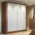 Guarda-Roupa Solteiro Madesa Dallas 2 Portas de Correr 2 Gavetas – Rustic/Branco