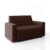 Sofá-cama 2 lugares Pratik 5000 Mamflex Marrom Suede