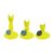 Base Pé Boleira – Amarelo Neon – Só Boleiras – Rizzo Balões