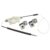 Kit Reparo Máquina Vidro Elétrica Dianteira Direita Golf G3 95 A 98 2 Portas