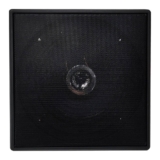 Alto Falante Arandela Quadrada Preta Tweeter 70W para Teto 86Db Leson 2LS078AQP Som Ambiente