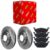 Kit Pastilha Disco Freio Fox 2003 A 2017 Ventilado Teves Trw