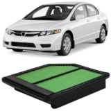 Filtro Ar Honda Civic 1.8 16V 2007 a 2012 MAHLE LX1645