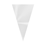 Cone para Confeitos Incolor – 10x15cm  – 50 unidades – Cromus – Rizzo