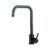 Torneira para cozinha Misturador Monocomando em Aço Inox Escovado Potengí Pingoo – Preto