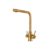 Torneira para cozinha Gourmet Misturador Monocomando Escovado Pojuca Pingoo – Dourado