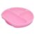 Prato De Silicone Com 3 Divisórias Com Base De Sucção E Tampa Pink – Oxford