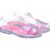 Sandália Infantil menina TRANSPARENTE + aplique BORBOLETA Camin