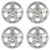 Calota Aro 14″ cor Prata Mod Fiesta Hatch/Sedan 2008/10 (Jogo c/ 4 Calotas) Grid – 014CB-PTA-E