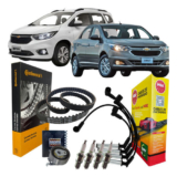 Kit Correia Tensor Cabo e Velas – GM Spin / Cobalt / Agile / Corsa / Prisma 1.0 1.4 1.8 – NGK