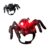 Anel decorativo Aranha Piscante Ref. YDH-7007 – 1 unidade – Rizzo