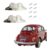 Reforco Inox Paralama Traseiro ( Borboleta ) Fusca / Enfeite