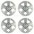 Calota Aro 14″ cor Prata Mod Celta/Prisma/Montana 11/17 (Jogo c/ 4 Calotas) Grid – 087CB-PTA-E