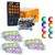 Kit Strobo RGB AJK Rítmico 3.0 + 6 Faróis 6W
