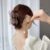 Grampo De Cabelo Feminino Elegante De Pérola Borla Geometria
