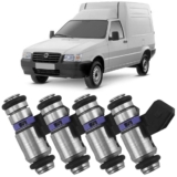 Kit 4 Bico Injetor Fiat Fiorino 1.3 1.5 97 A 2013 Ete