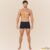 Sunga Boxer Masculina Basica Acqua Rio Moda Praia Adulto Com Forro e Com Cordao de Regulagem