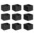Kit 9 Gavetas para Nicho Organizador Q01 Preto Fosco – Mpozenato