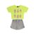 Conjunto Infantil para Menina com Blusa e Shorts Guloseima