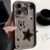 Capa De Telefone Pentagrama Preto Para iPhone 11 12 13 14 15 16 17 Pro Max 16e XS XR X 7 8 Plus Silicone Macio
