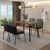Conjunto Sala de Jantar 4 Cadeiras San Lorenzo Carraro Nog Pre