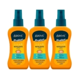 Repelente De Insetos Above Adulto Spray 200ml – Kit c/ 3 unidades