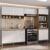Armário de Cozinha Compacta Modulada com Gabinete para Pia Paris Multimóveis MP2228 Rustic/Branco