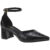 Sapato Feminino Scarpin Social Traseiro Fechado com Fivela Salto Bloco Bico Fino 0002