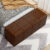 Puff Decorativo Living Sala de Estar 195 cm Roma W01 Couríssimo Marrom – Lyam