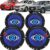 Kit Alto Falantes Dianteiros e Traseiros Chevrolet Onix 2013 até 2021 – Hurricane Class 520w