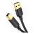 Cabo Impressora Usb 2.0 Ugreen Tipo A para Tipo B 1.5Metro
