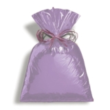 50 Un Saco embalagem metalizado Lilás para presentes lojas festa 20×29 cm Cromus
