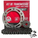 Kit Relação tração Transmissão completa moto Bros 160 Xre190 2016 a 2026 Com Retentor Did original