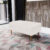 Puff Decorativo Para Sala de Estar Cléo Pés Palito 90 cm W01 Bouclê Cru – Lyam