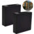 Kit 2 Luminária Arandela Clean Led Quadrada 2 Facho 3W 3000k Bivolt Abs 12cm Ilumina Jardim Corredor