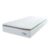 Colchão Solteiro Molas Ensacadas City Pillow Top 88x188x23cm Branco/Bege Hellen – Suporta até 110kg por Pessoa