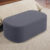 Puff Decorativo Orgânico Para Living Quarto 100cm Doha W01 Suede Cinza – Lyam Decor