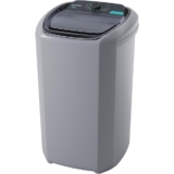 Tanquinho de Lavar Roupa Wanke Comfort Semiautomática 10kg 8 Programas Cinza 220V – LWBE100T3