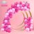 Kit 150 Balões ROSA 7”+ PINK 7”+ ROSA Metalizado 5” + FITA – Balão Bexiga KIT77 +F