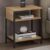 Mesa de Cabeceira Estilo Industrial Plaza L03 Castanho –  Mpozenato